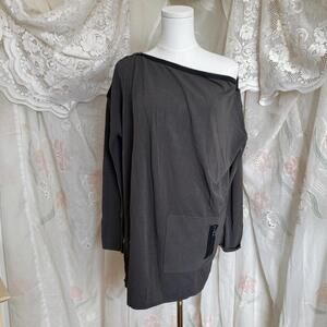 Sarah Pacini turic shirt dress with zipper neckline Sz. OS